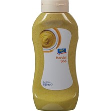 Aro Hardal Sos 550 G - Tüketime Hazır Sarı Hardal Sosu 3'li Ekonomik Paket - 3 Adet