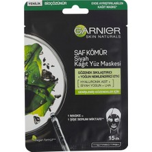Garnier Garnıer Siyah Yosun Kağıt Yüz Maskesi Nemlendirici Arındırıcı Gözenek Sıkılaştır 6'li Avantaj Paketi - 6 Adet