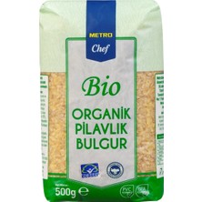 Metro Chef Bio Pilavlık Bulgur 500 G Organik Sert Buğday 5'li Avantaj Paketi - 5 Adet