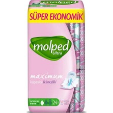Molped Normal 34LÜ Hijyenik Ped Ultra Super Eko 4 Adet 5'li Avantaj Paketi - 5 Adet