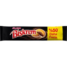 Ülker Biskrem Rulo %50 Fazla 18X150G Çikolata Kremalı Bisküvi 2'li Ekonomik Paket - 2 Adet