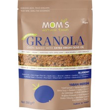 Mom's Natural Foods Mom's Natural Yaban Mersinli Granola 280G - Sağlıklı Kahvaltılık Gevrek 4'li Avantaj Paketi - 4 Adet