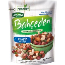 Bahçeden Karışık Çiğ Klasik Kuruyemiş 165 G - Yüksek Lif ve Protein Kaynağı 5'li Avantaj Paketi - 5 Adet