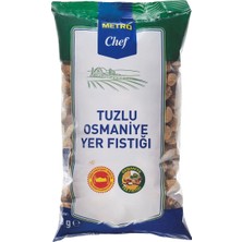 Metro Chef Osmaniye Yer Fıstığı 500 G Tuzlu - Coğrafi Işaretli Iri Taneli 8'li Avantaj Paketi - 8 Adet