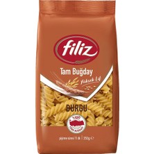 Filiz Tam Buğday Makarna 350G Burgu - Yüksek Lifli, Enerji Verici 5'li Avantaj Paketi - 5 Adet