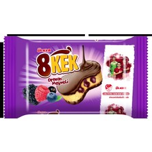 Ülker Dankek 8 Kek 24X55G Orman Meyveli - Pratik Atıştırmalık 3'li Ekonomik Paket - 3 Adet