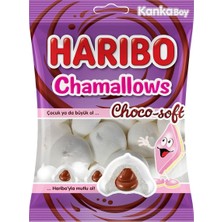 HARIBO Harıbo Chammallow Yumuşak Şeker 62 G Chocosoft - Lezzetli Atıştırmalık 4'li Avantaj Paketi - 4 Adet