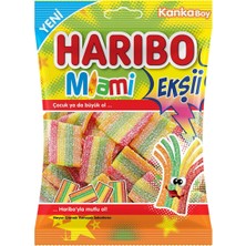 HARIBO Harıbo Ekşii Miami Yumuşak Şeker 70 G Ekşi Meyveli Lezzet 2'li Ekonomik Paket - 2 Adet