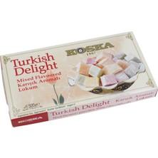 Koska Karışık Aromalı Lokum 500G - Geleneksel Türk Lezzeti 6'li Avantaj Paketi - 6 Adet