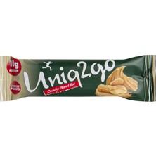 UNIQ2GO Crunchy Fıstık Ezmeli Proteinli Bar 40G - 7 Adet