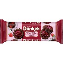Ülker Dankek Tart Kek 30G Çilekli - Yumuşacık Kakaolu Kek ve Lezzetli Çilek Sosu 8'li Avantaj Paketi - 8 Adet