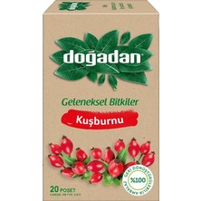 Doğadan Kuşburnu Meyve Çayı 20'li Poşet - %51 Kuşburnu 2'li Ekonomik Paket - 2 Adet