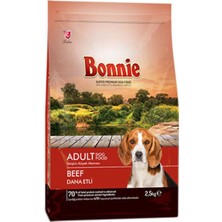 Bonnie Beef Dana Etli Yetişkin Kuru Köpek Maması 2,5 kg - 4 Adet