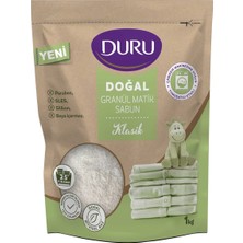 Duru Granülmatik 1 kg Klasik Çamaşır Sabunu - Doğal Temizlik 3'li Ekonomik Paket - 3 Adet