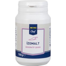 Metro Chef Izomalt 100 G - Pastacılık ve Şekerleme Için Ideal Tatlandırıcı 4'li Avantaj Paketi - 4 Adet
