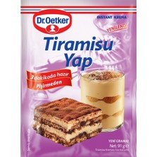 Dr. Oetker Tiramisu Yap 91 G Pratik Hazır Tatlı Karışımı 5'li Avantaj Paketi - 5 Adet