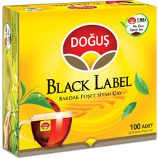 Doğuş Black Label Bardak Poşet Çay 100'LÜ 200 G - 5 Adet