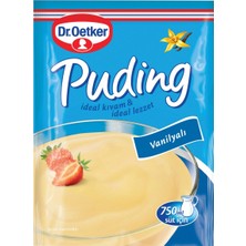 Dr. Oetker Vanilyalı Puding 120G - Kolay Hazırlık, Yoğun Aroma 4'li Avantaj Paketi - 4 Adet