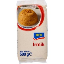 Aro Irmik 500 G - Durum Buğdayı Irmiği, Tatlılar ve Kekler Için 6'li Avantaj Paketi - 6 Adet