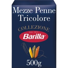 Barilla Mezze Penne Tricolore (Üç Renkli Kalem) Makarna 500 G - 7 Adet