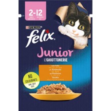 Felix Yavru Kedi Yaş Maması 85G Tavuklu Tam Besleyici 6'li Avantaj Paketi - 6 Adet