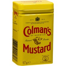 Colman's Hardal Tozu 57G - Acı Lezzetli Et Yemekleri Için 2'li Ekonomik Paket - 2 Adet