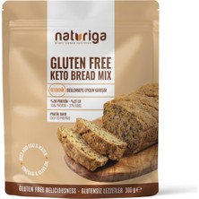 Naturiga Glutensiz & Ketojenik Ekmek Karışımı 300 G - 7 Adet