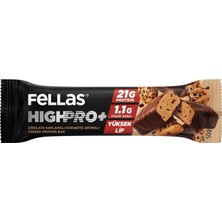 Fellas Çikolata Kaplı Kurabiye Aromalı Highpro Protein Bar 50 G - 7 Adet