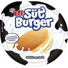 Eti Süt Burger 35G Sade - Ballı Kek ve Sütlü Kremalı Atıştırmalık 8'li Avantaj Paketi - 8 Adet