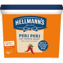 Hellmann's Peri Peri Sos 1 kg - Acılı Lezzet, Pratik Kullanım 2'li Ekonomik Paket - 2 Adet