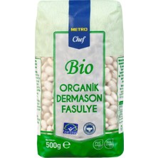 Metro Chef Bio Organik Dermason Fasulye 500 G 2'li Ekonomik Paket - 2 Adet
