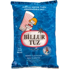 Billur Tuz Billur Rafineri Sofra Tuzu 3 kg - Iyotlu Ince Kristal Tuz