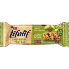 Eti Lifalif Kuruyemiş Bar 35 G Antep Fıstıklı Yulaf Bar 3'li Ekonomik Paket - 3 Adet