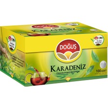 Doğuş Karadeniz Demlik Çay 100*3,2 G - Hafif Bergamot Aromalı Poşet Çay 8'li Avantaj Paketi - 8 Adet