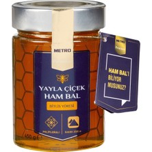 Metro Premium Bitlis Balı 450 G - Doğal Yayla Çiçek Ham Bal 2'li Ekonomik Paket - 2 Adet
