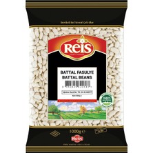 Reis Battal Fasulye 1 kg - Büyük Taneli Piyazlık Kuru Bakliyat 6'li Avantaj Paketi - 6 Adet