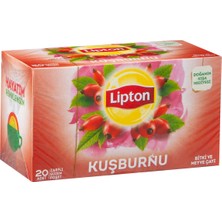 Lipton Kuşburnu Meyve Çayı 20'li Poşet - 100 G 8'li Avantaj Paketi - 8 Adet