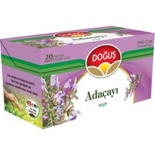 Doğuş Adaçayı Poşet Çay 20'li - Boğaz Rahatlatıcı Bitki Çayı