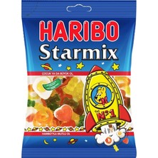 Haribo Yumuşak Şeker 80 G Star Mıx - Meyveli ve Yıldız Şeklinde Lezzetler 5'li Avantaj Paketi - 5 Adet