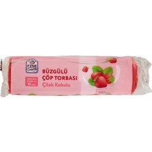 Fine Dreaming Büzgülü Çöp Torbası 15'li Orta Boy Çilek Kokulu 4'li Avantaj Paketi - 4 Adet