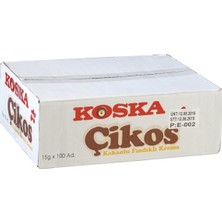 Koska Çikos Kakaolu Fındık Kreması 100'LÜ 15G - Pratik Porsiyonluk