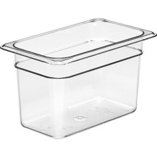 Cambro Gastronom Küvet Polikarbon 15CM 1/4 46CW135 - Dayanıklı Saklama Kabı 2'li Ekonomik Paket - 2 Adet