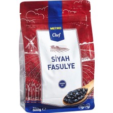 Metro Chef Siyah Fasulye 500 G - Yüksek Protein ve Lif Kaynağı 6'li Avantaj Paketi - 6 Adet