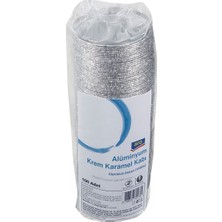 Aro Alüminyum Krem Kramel Kabı 100'LÜ 135 cc Kullan At Yiyecek Ekipmanı 2'li Ekonomik Paket - 2 Adet