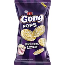 Eti Gong Pops Mısır ve Pirinç Patlağı 80G Sade Atıştırmalık 2'li Ekonomik Paket - 2 Adet