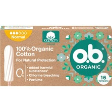 O.B. Ob Organic Normal Tampon 16'lı - 8 Adet