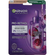 Garnier Garnıer Pro-Retinol Kağıt Yüz Maskesi 29 G - Kırışıklık Karşıtı Bakım 5'li Avantaj Paketi - 5 Adet