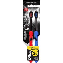 Difaş Double Power 2li Yumuşak Diş Fırçası - 8 Adet