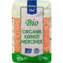 Metro Chef Bio Kırmızı Mercimek 500 G Organik Bakliyat 4'li Avantaj Paketi - 4 Adet