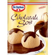 Dr. Oetker Çikolata Sosu 123 G - Pratik ve Lezzetli Tatlı Sosu 6'li Avantaj Paketi - 6 Adet